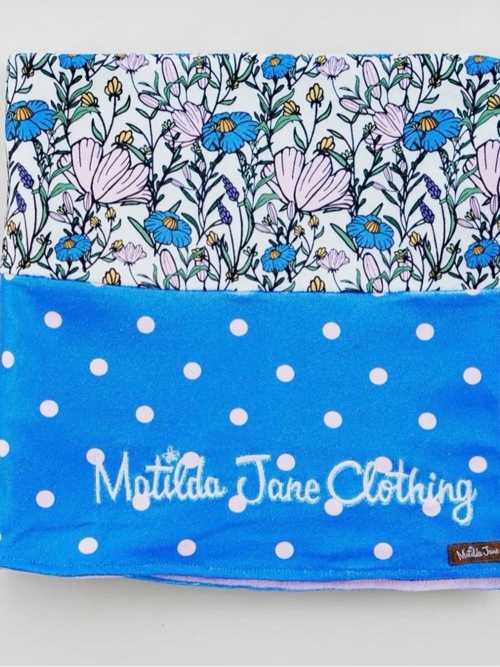 Matilda Jane Blue White Floral Polka Dot beach towels